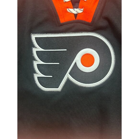 Outerstuff NHL Youth Boys Philadelphia Flyers Ageless Must-Have Lace Up Hoodie - Picture 4 of 9